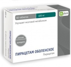 Пирацетам Оболенское, табл. п/о пленочной 400 мг №60