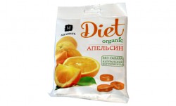 Карамель леденцовая, Diet (Малвикъ Диет) 50 г апельсин на изомальте