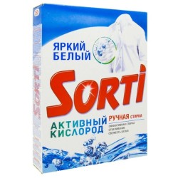 Порошок стиральный, Sorti (Сорти) 350 г Активный кислород ручная стирка