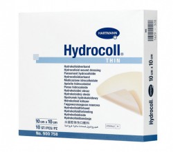 Повязка стерильная гидроколлоидная, hydrocoll (Гидроколл) р. 10см х10см №1 thin арт. 900758 на рану с низкой степенью секреции