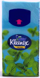 Платки носовые, Kleenex (Клинекс) №10 Арома мята