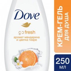 Крем-гель для душа, Dove (Дав) 250 мл Изысканное преображение мандарин и цветок тиаре