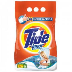 Порошок стиральный, Tide (Тайд) 3 кг 2 в 1 Ленор Тач оф Сент автомат