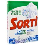 Порошок стиральный, Sorti (Сорти) 350 г Супер эконом голубой поток + свежесть автомат