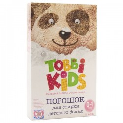 Порошок стиральный детский, Tobbi Kids (Тобби Кидс) 400 г 0-1 от 0 до 12 месяцев коробка