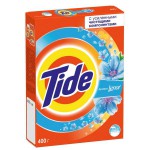 Порошок стиральный, Tide (Тайд) 400 г 2 в 1 Ленор Тач оф Сент ручная стирка